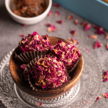 The Baklava Box Rose Petal Laddu
